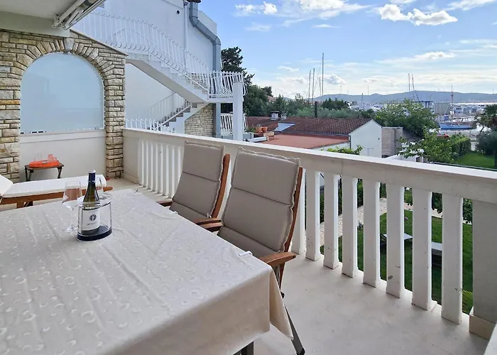 Lovely In Biograd With House Sea View